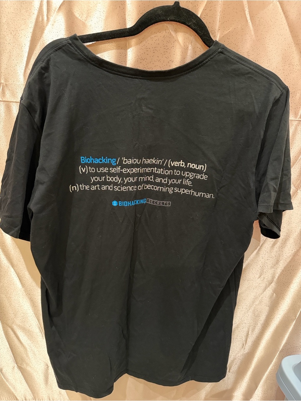 Nike Dri-FIT Biohacker Graphic Tee Black Men's XL - Picture 2 of 3